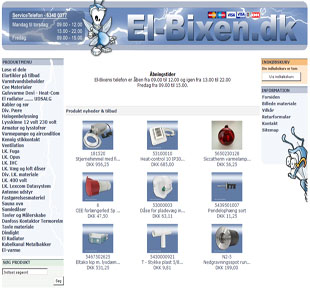 El-Bixen.dk | Elartikler, kabler, elektrikerrør til private og erhverv