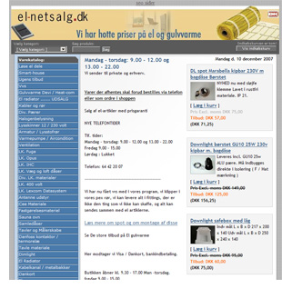 El-Netsalg.dk | El-artikler og VVS til private og erhverv
