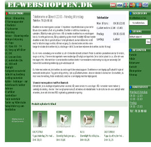 El-Webshoppen.dk | El-artikler og VVS engrospriser til privat og erhverv